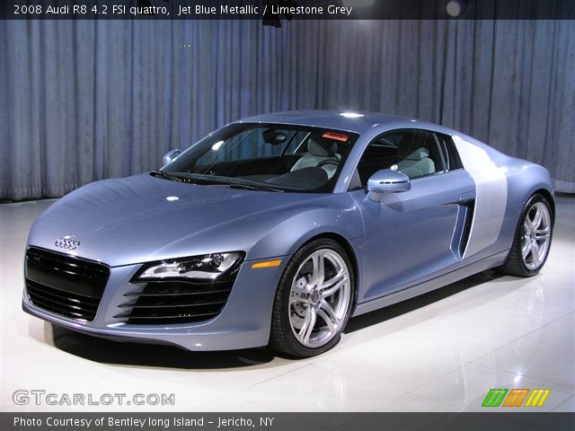 2008 Audi R8 4.2 FSI quattro in Jet Blue Metallic