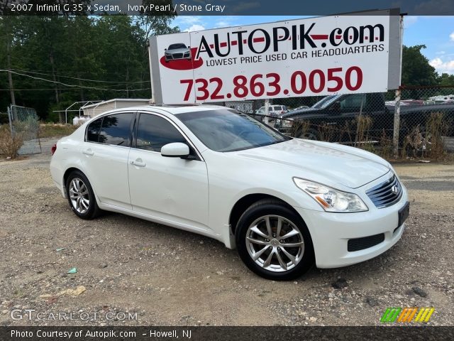 2007 Infiniti G 35 x Sedan in Ivory Pearl