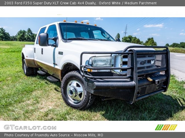 2003 Ford F350 Super Duty XLT Crew Cab 4x4 Dually in Oxford White