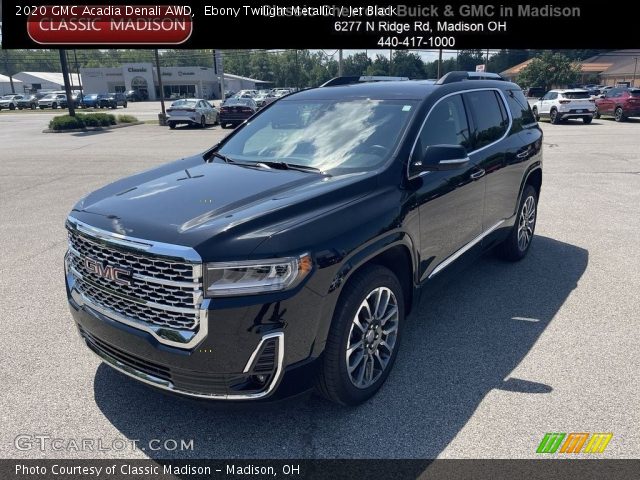 2020 GMC Acadia Denali AWD in Ebony Twilight Metallic