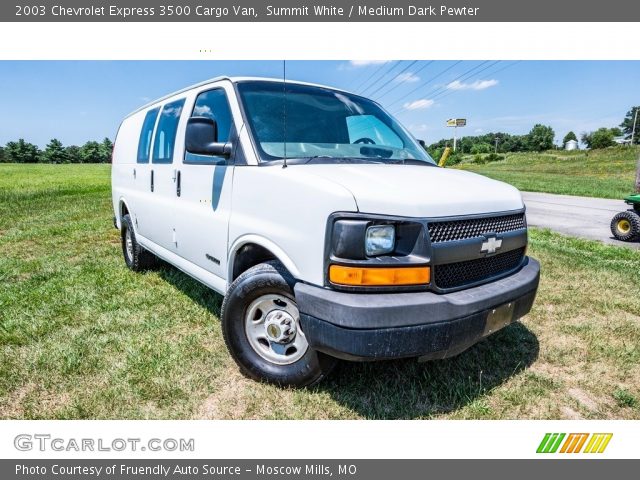 2003 Chevrolet Express 3500 Cargo Van in Summit White