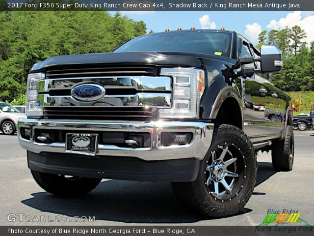 2017 Ford F350 Super Duty King Ranch Crew Cab 4x4 in Shadow Black