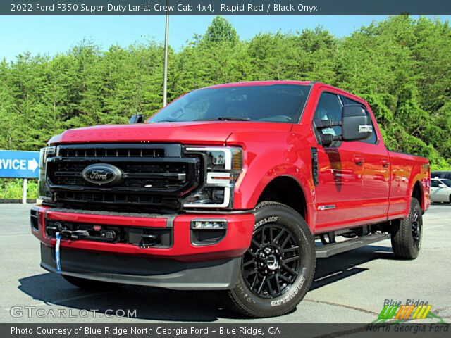 2022 Ford F350 Super Duty Lariat Crew Cab 4x4 in Rapid Red