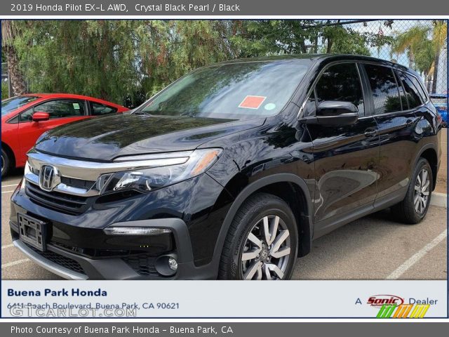 2019 Honda Pilot EX-L AWD in Crystal Black Pearl