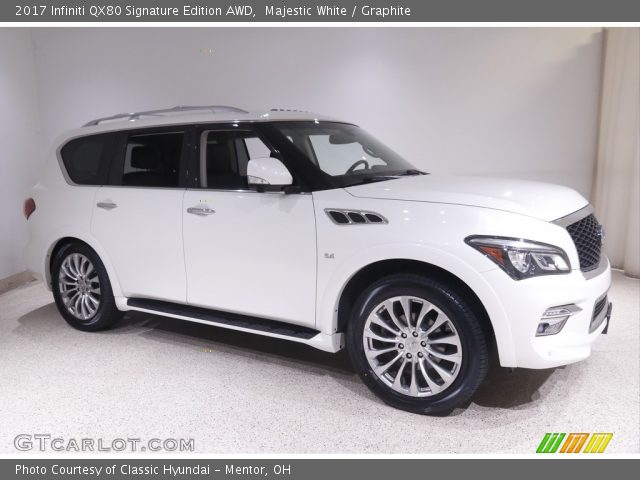 2017 Infiniti QX80 Signature Edition AWD in Majestic White