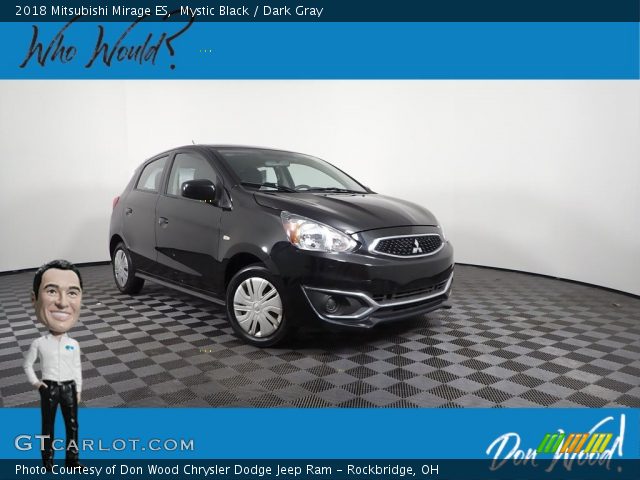 2018 Mitsubishi Mirage ES in Mystic Black