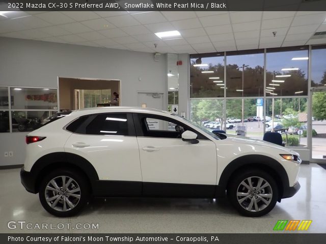 2022 Mazda CX-30 S Preferred AWD in Snowflake White Pearl Mica