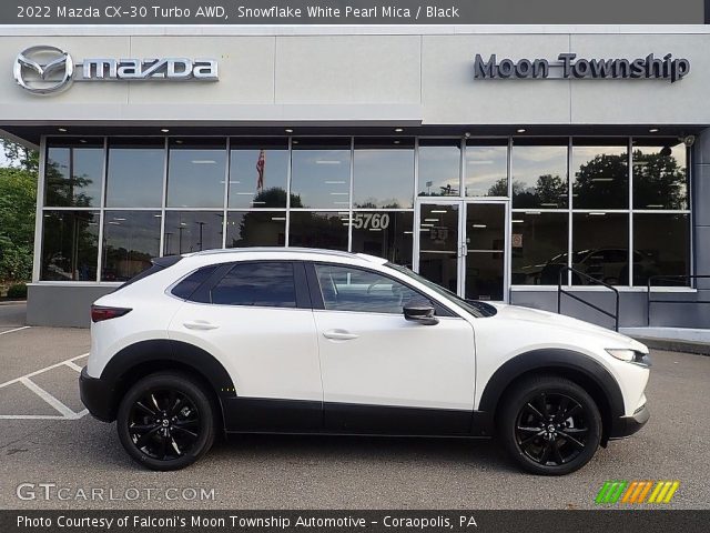 2022 Mazda CX-30 Turbo AWD in Snowflake White Pearl Mica