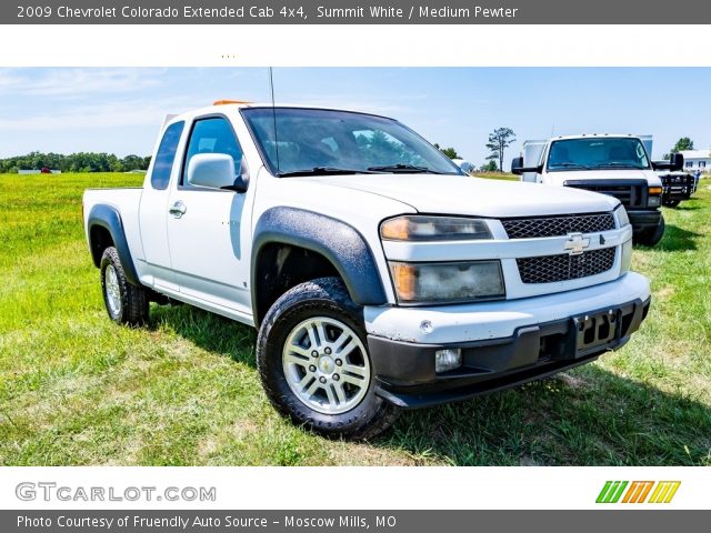2009 Chevrolet Colorado Extended Cab 4x4 in Summit White