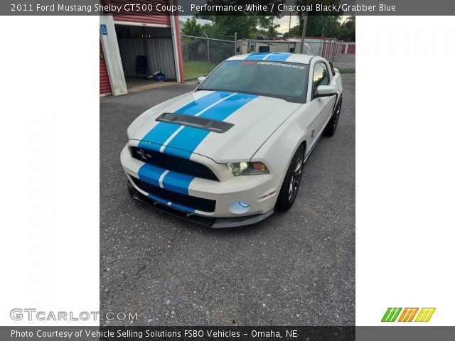2011 Ford Mustang Shelby GT500 Coupe in Performance White