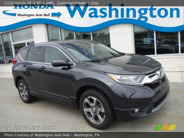 2019 Honda CR-V EX-L AWD in Gunmetal Metallic