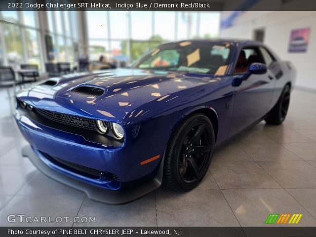 2022 Dodge Challenger SRT Hellcat in Indigo Blue