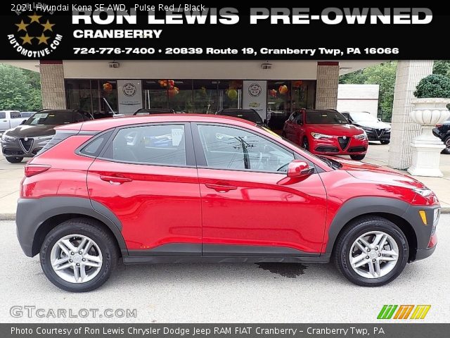 2021 Hyundai Kona SE AWD in Pulse Red