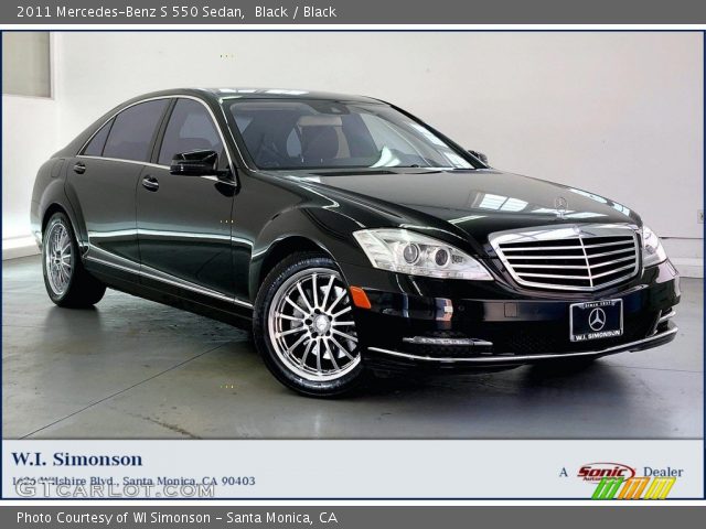 2011 Mercedes-Benz S 550 Sedan in Black