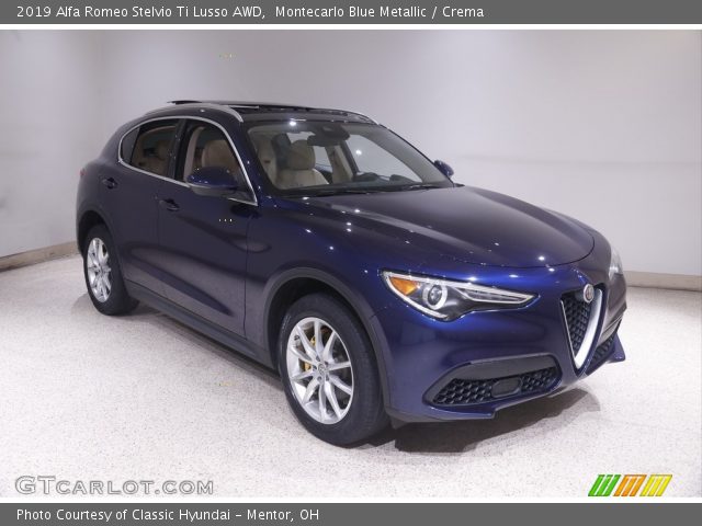 2019 Alfa Romeo Stelvio Ti Lusso AWD in Montecarlo Blue Metallic