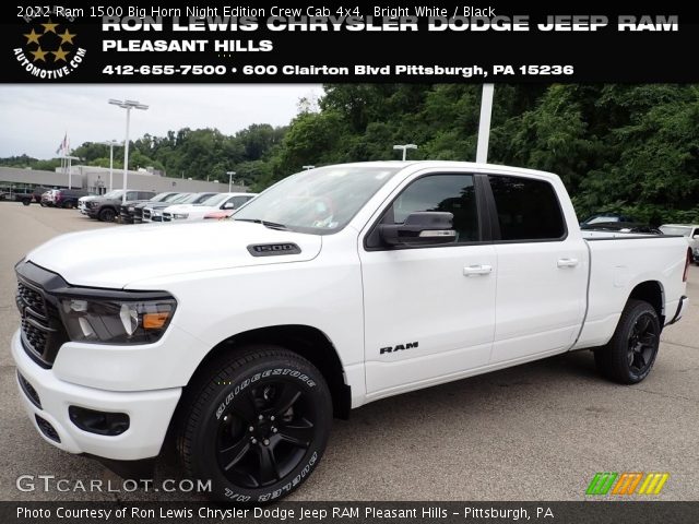 2022 Ram 1500 Big Horn Night Edition Crew Cab 4x4 in Bright White