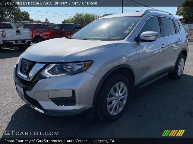 2017 Nissan Rogue S AWD in Brilliant Silver
