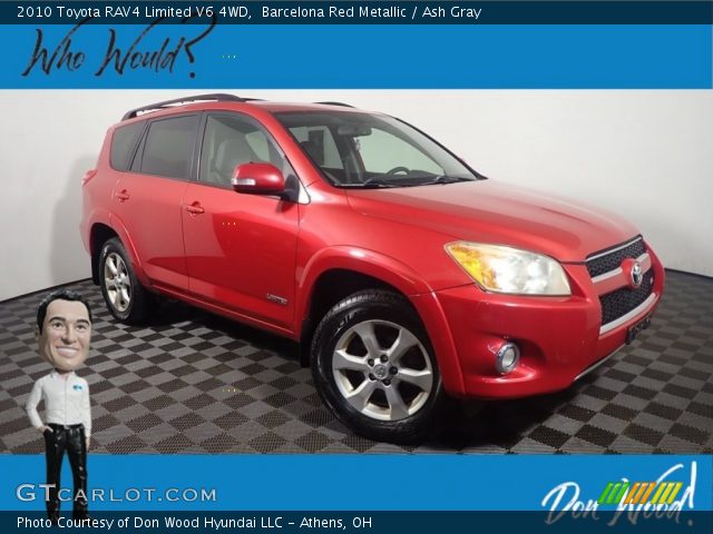 2010 Toyota RAV4 Limited V6 4WD in Barcelona Red Metallic