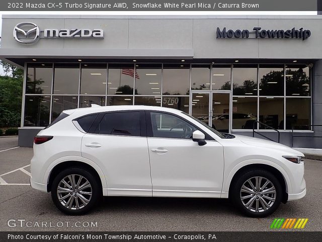 2022 Mazda CX-5 Turbo Signature AWD in Snowflake White Pearl Mica