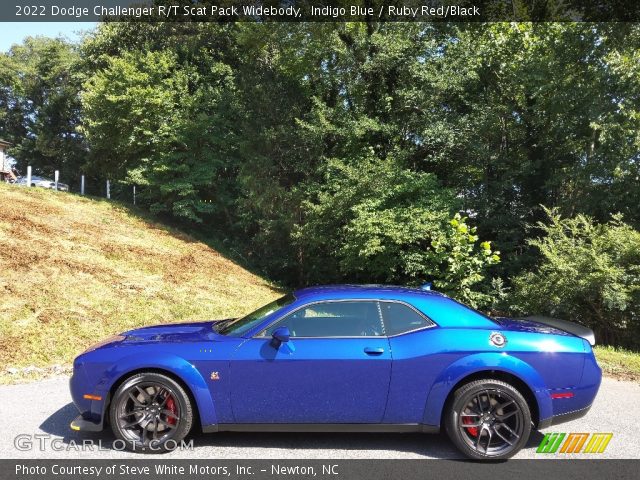 2022 Dodge Challenger R/T Scat Pack Widebody in Indigo Blue