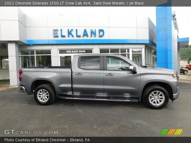 2021 Chevrolet Silverado 1500 LT Crew Cab 4x4 in Satin Steel Metallic