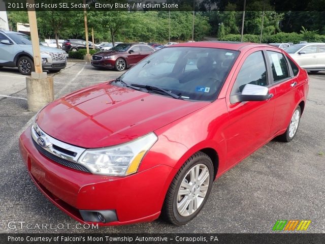 2011 Ford Focus SEL Sedan in Ebony Black