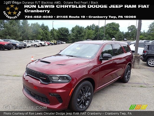 2022 Dodge Durango R/T Blacktop AWD in Octane Red Pearl