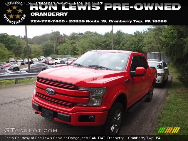 2019 Ford F150 Lariat SuperCrew 4x4 in Race Red