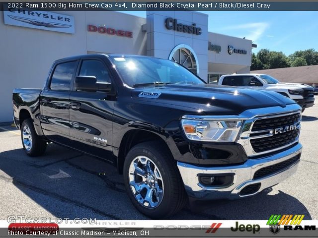 2022 Ram 1500 Big Horn Crew Cab 4x4 in Diamond Black Crystal Pearl