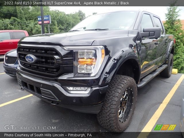 2022 Ford F150 Sherrod XLT SuperCrew 4x4 in Agate Black Metallic