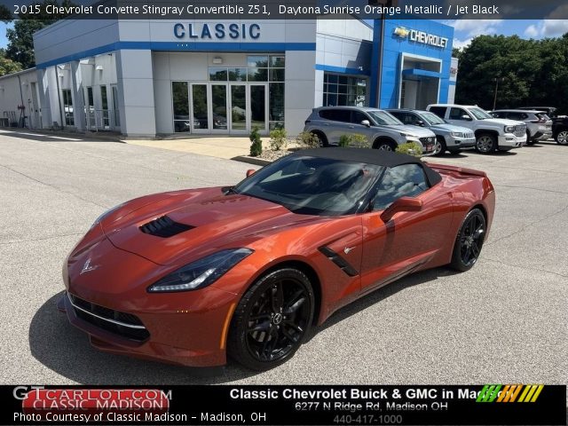 2015 Chevrolet Corvette Stingray Convertible Z51 in Daytona Sunrise Orange Metallic