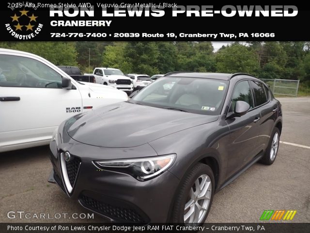 2019 Alfa Romeo Stelvio AWD in Vesuvio Gray Metallic