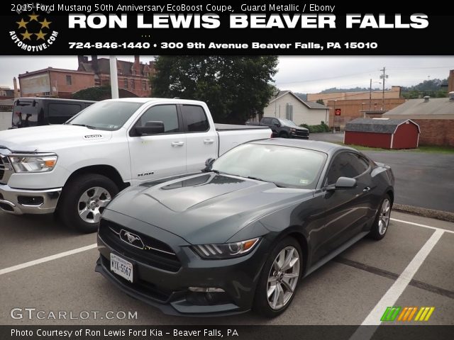 2015 Ford Mustang 50th Anniversary EcoBoost Coupe in Guard Metallic