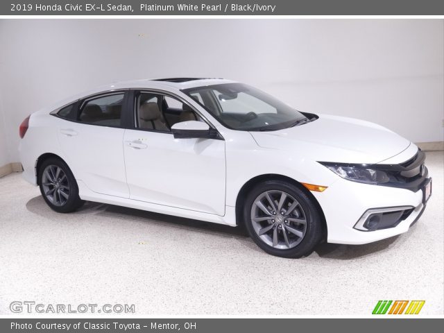 2019 Honda Civic EX-L Sedan in Platinum White Pearl