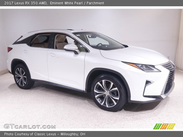 2017 Lexus RX 350 AWD in Eminent White Pearl