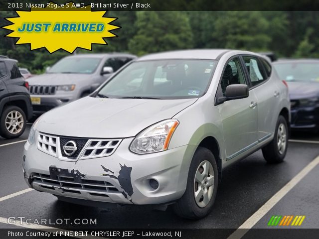 2013 Nissan Rogue S AWD in Brilliant Silver