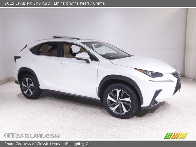 2019 Lexus NX 300 AWD in Eminent White Pearl