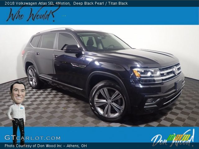 2018 Volkswagen Atlas SEL 4Motion in Deep Black Pearl