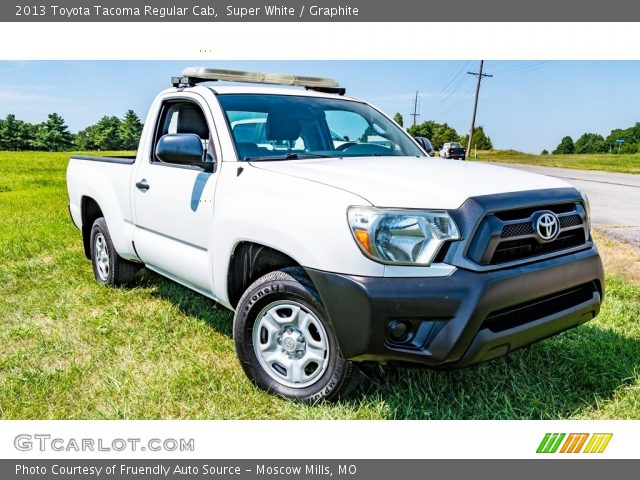 2013 Toyota Tacoma Regular Cab in Super White