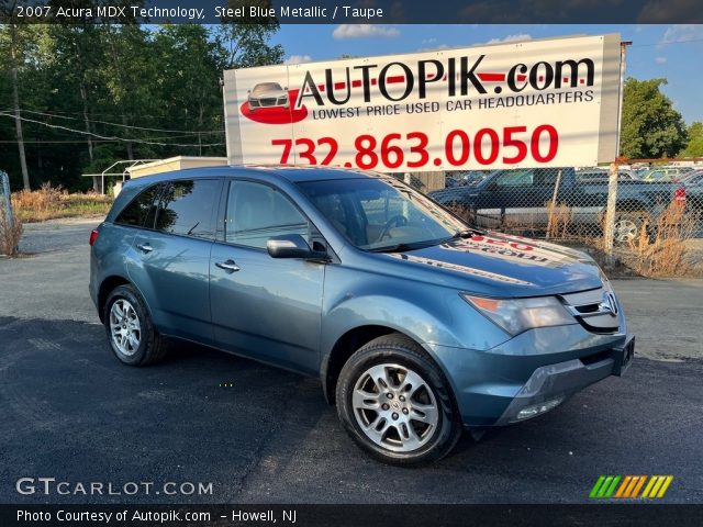 2007 Acura MDX Technology in Steel Blue Metallic