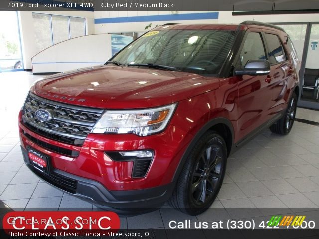 2019 Ford Explorer XLT 4WD in Ruby Red