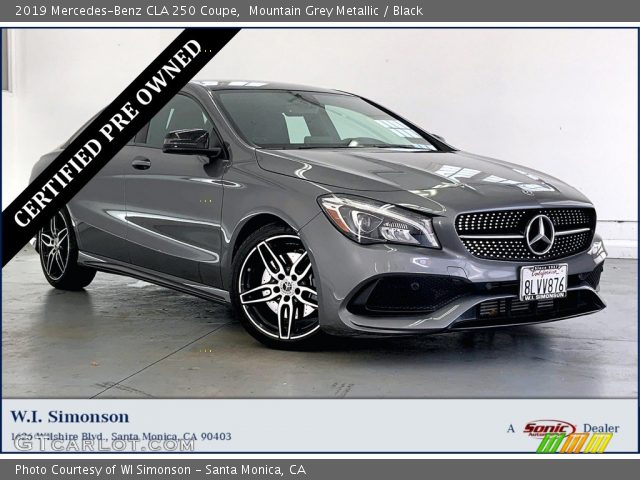 2019 Mercedes-Benz CLA 250 Coupe in Mountain Grey Metallic