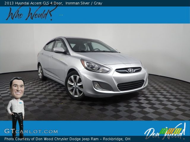 2013 Hyundai Accent GLS 4 Door in Ironman Silver