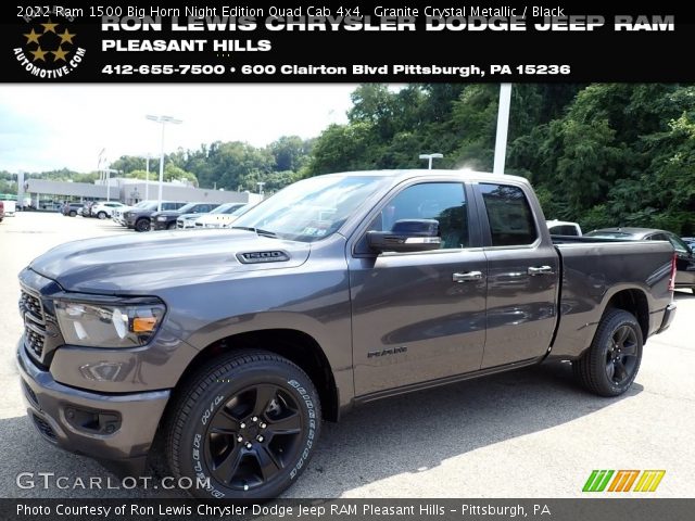 2022 Ram 1500 Big Horn Night Edition Quad Cab 4x4 in Granite Crystal Metallic