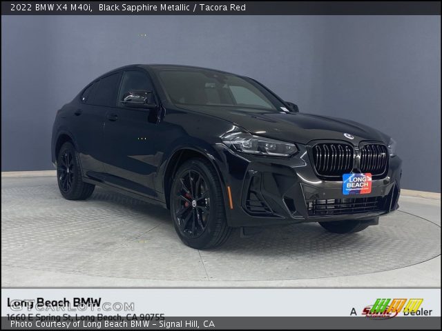 2022 BMW X4 M40i in Black Sapphire Metallic