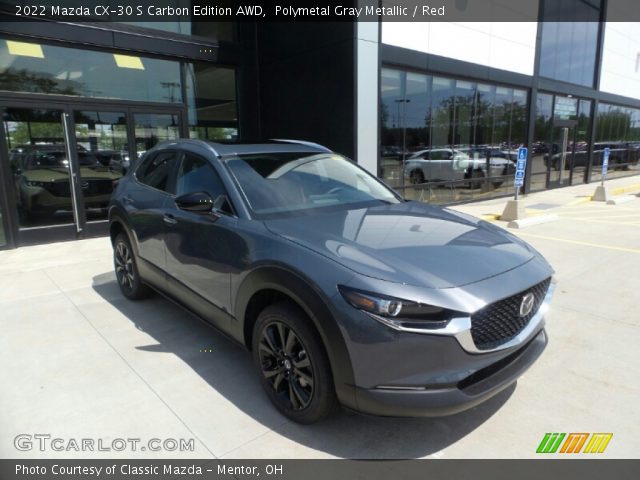 2022 Mazda CX-30 S Carbon Edition AWD in Polymetal Gray Metallic