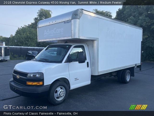 2018 Chevrolet Express Cutaway 4500 Moving Van in Summit White