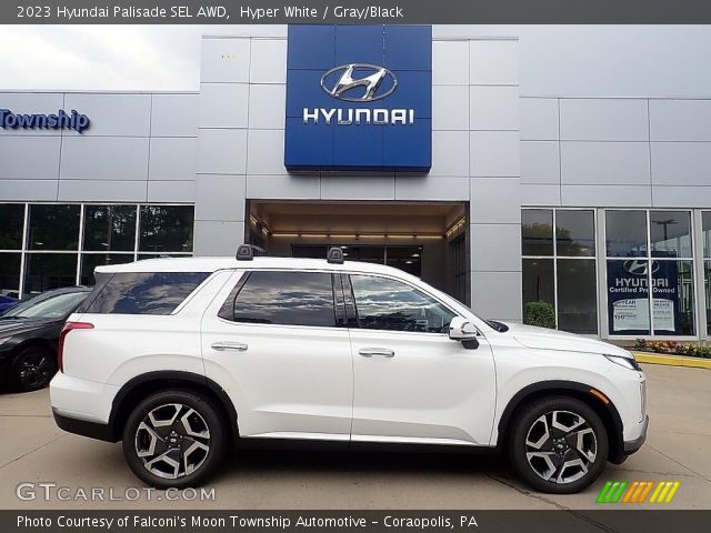 2023 Hyundai Palisade SEL AWD in Hyper White