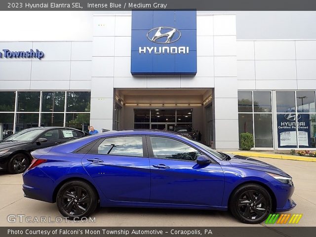 2023 Hyundai Elantra SEL in Intense Blue