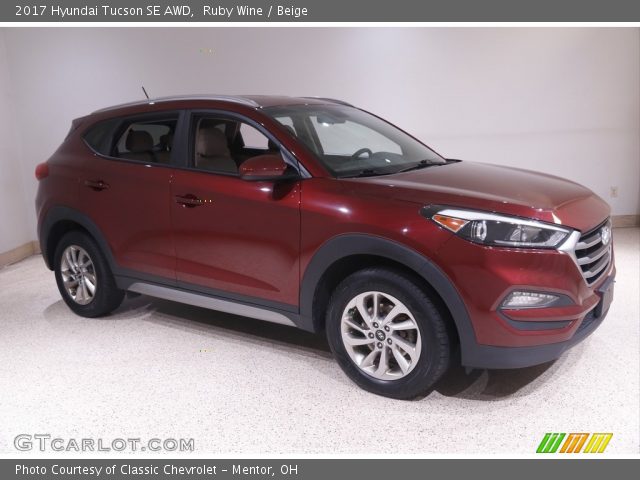 2017 Hyundai Tucson SE AWD in Ruby Wine